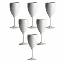 Afbeelding in Gallery-weergave laden, plastic kunststof glazen wit 34cl - wijn 6 stuks
