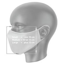 Afbeelding in Gallery-weergave laden, mondkapje maten megoo
