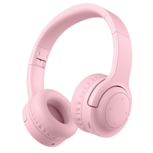 Afbeelding in Gallery-weergave laden, Kinder koptelefoon roze - draadloos BT 5.0