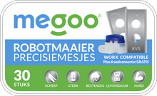 Afbeelding in Gallery-weergave laden, Mesjes voor WORX landroid robotmaaier - 30st - RVS - plastic box + CONNECTOR