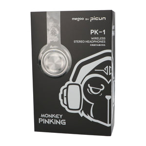 Koptelefoon voor kinderen en tieners | draadloos | bluetooth | PK-1 | monkey pinking