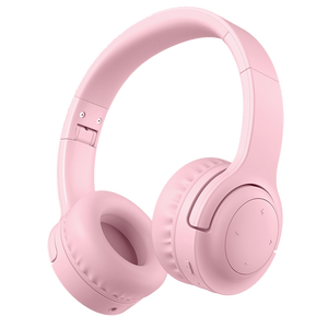 Kinder koptelefoon roze - draadloos BT 5.0