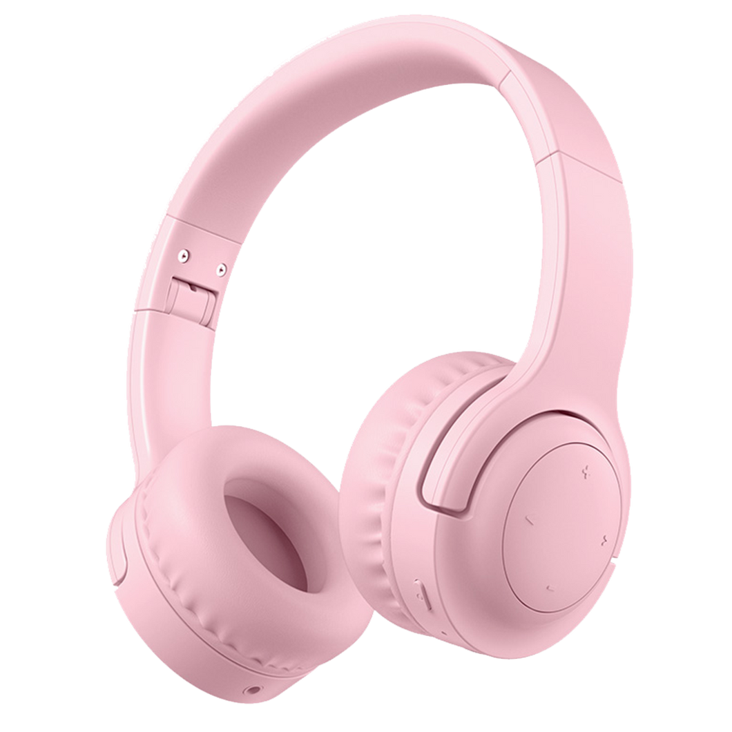 Kinder koptelefoon roze - draadloos BT 5.0