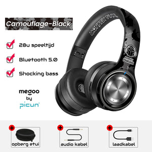 koptelefoon megoo by picun camouflage specs